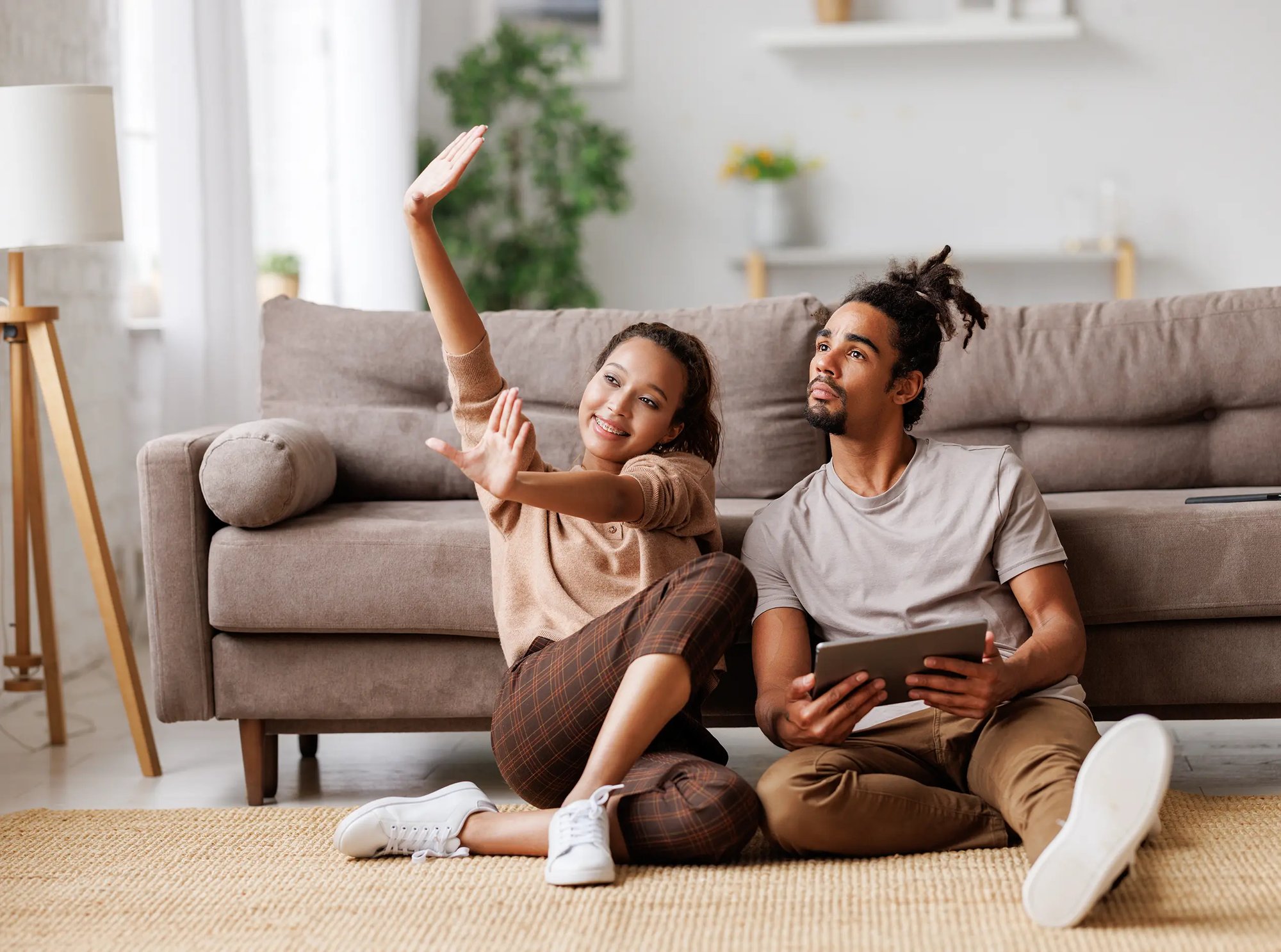 couple planning home improvement